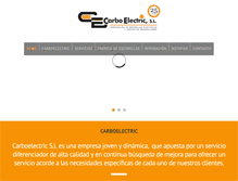 Tablet Screenshot of carboelectric.com